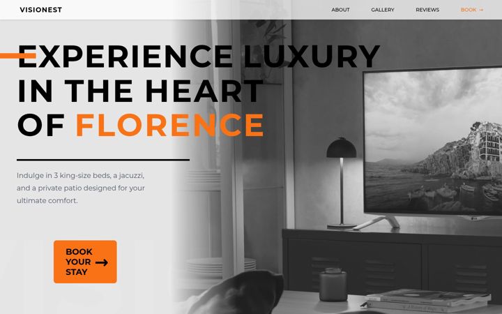 Screenshot of homebyvisionest.com