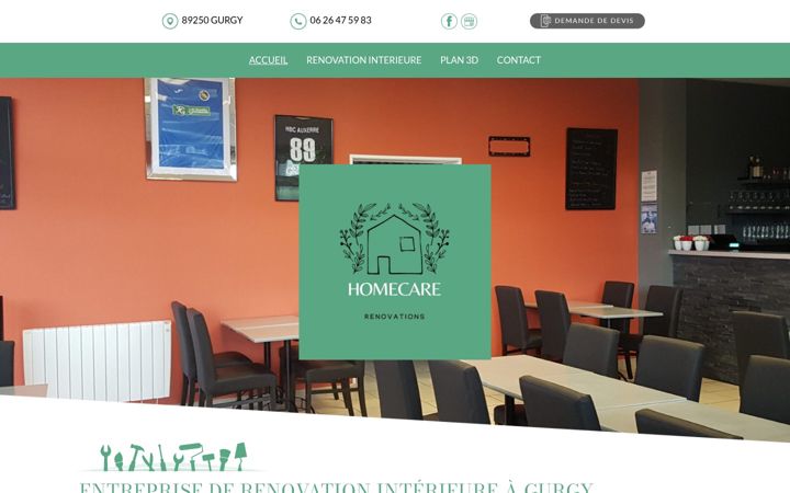 Screenshot of homecare-renovations.fr