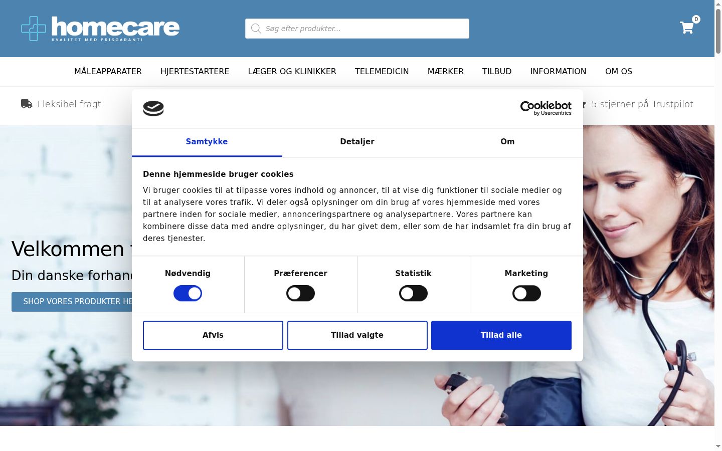 Sutikimo reklamjuostės, rodytos prieš bet kokią sąveiką, ekrano kopija