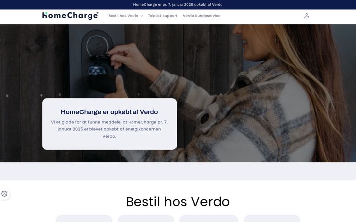 Screenshot of homecharge.dk