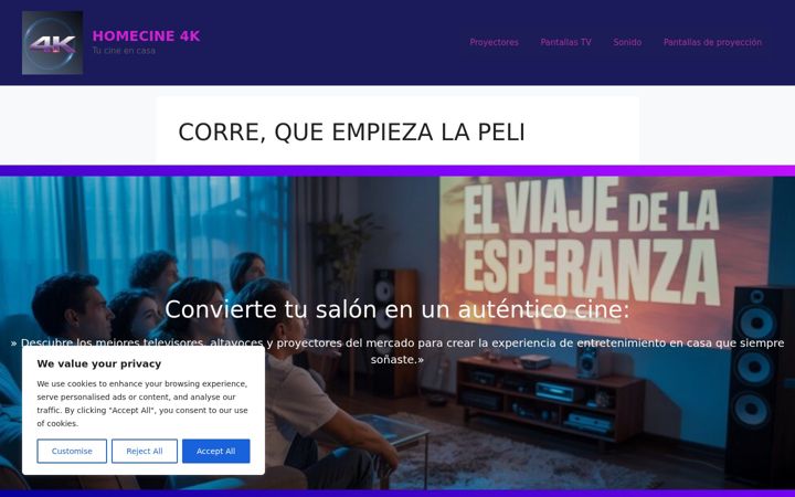 Screenshot of homecine4k.es