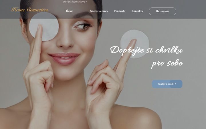 Screenshot of homecosmetics.cz