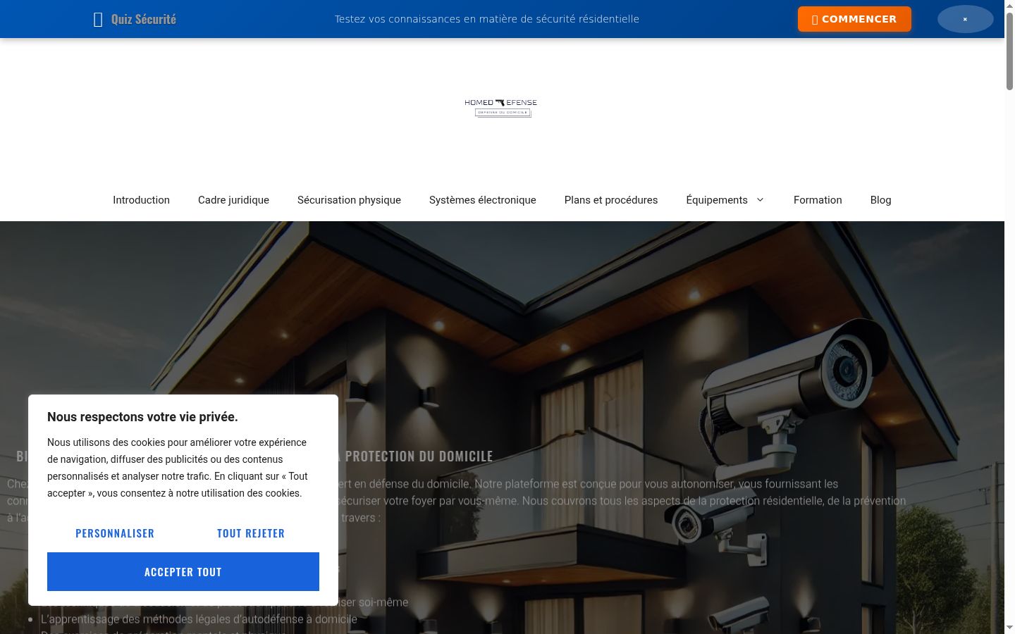 Screenshot des Einwilligungsbanners vor jeglicher Interaktion