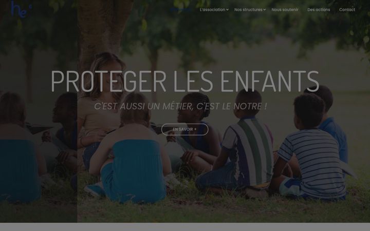 Screenshot of homedelenfance.fr