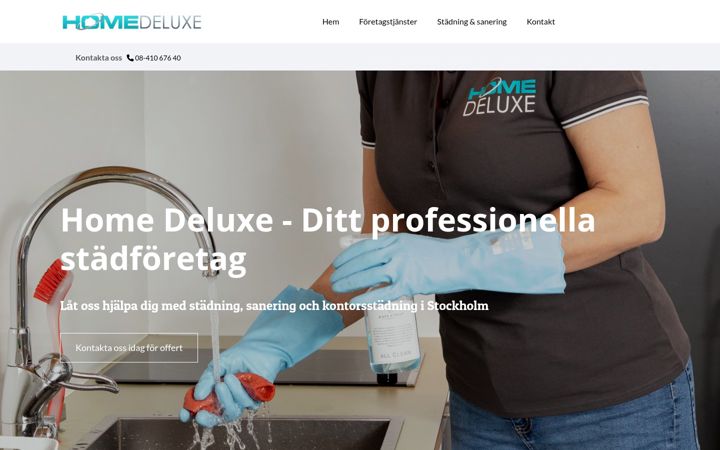 Screenshot of homedeluxe.se