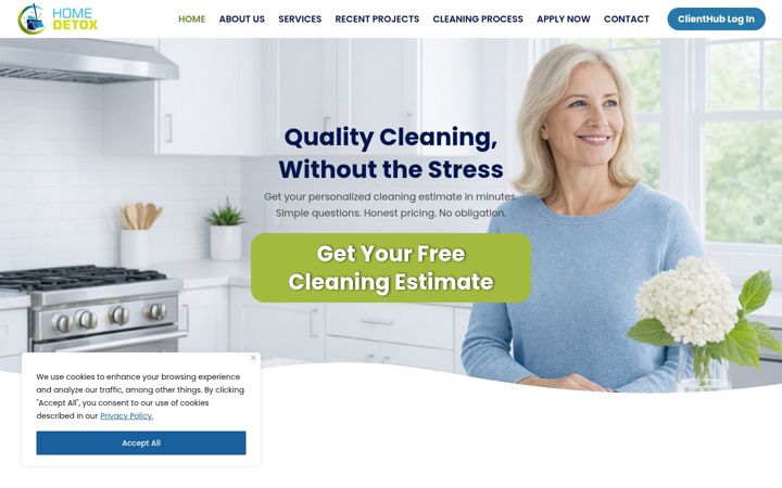 Screenshot of homedetoxpa.com