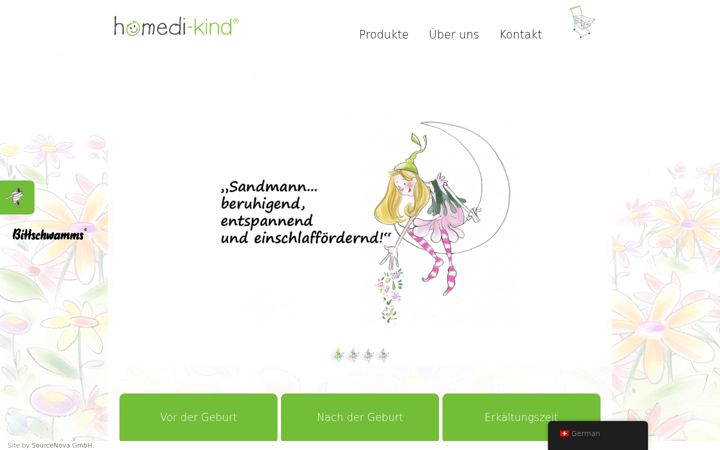 Screenshot of homedi-kind.ch