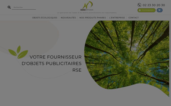 Screenshot of homediffusion.com