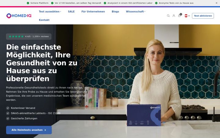 Screenshot of homediq.at