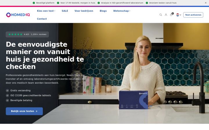 Screenshot of homediq.nl
