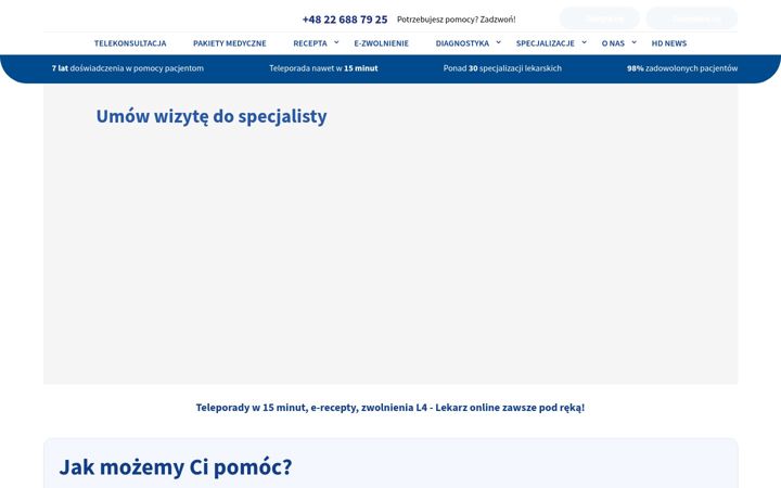 Screenshot of homedoctor.pl