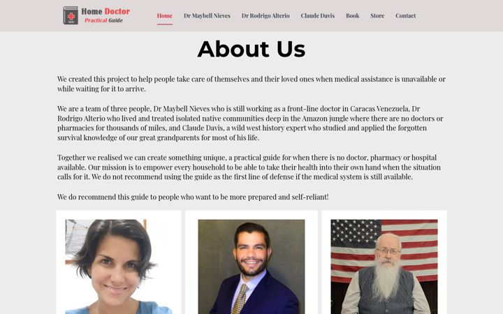 Screenshot of homedoctorbook.com