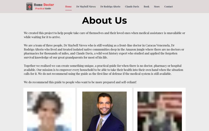 Screenshot of homedoctorguide.com