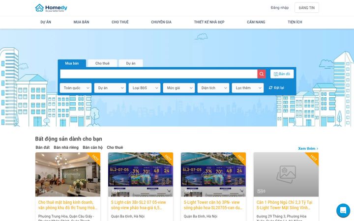 Screenshot of homedy.com