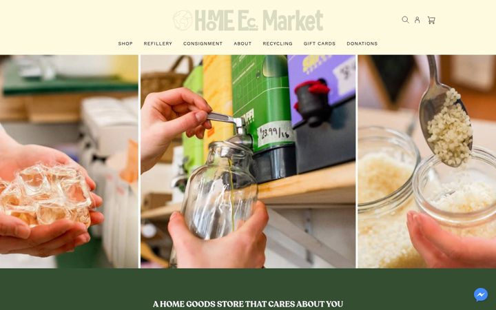 Screenshot of homeecmarket.com