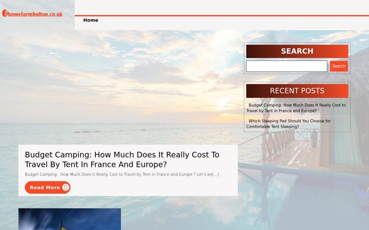 Screenshot of homefarmholton.co.uk