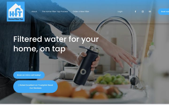 Screenshot of homefiltertap.co.uk