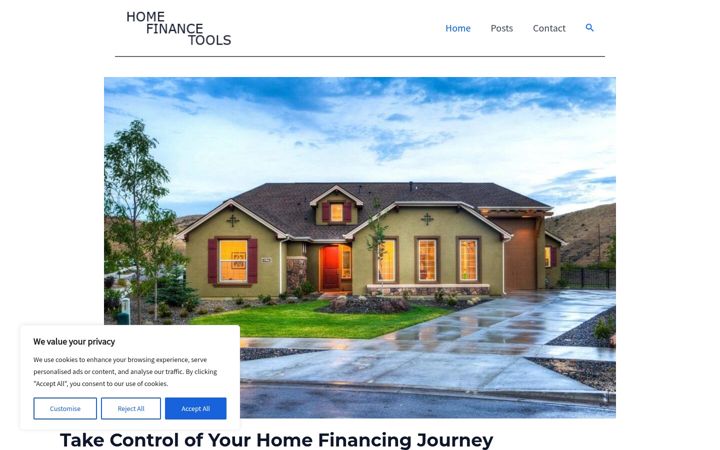 Screenshot of homefinancetools.com