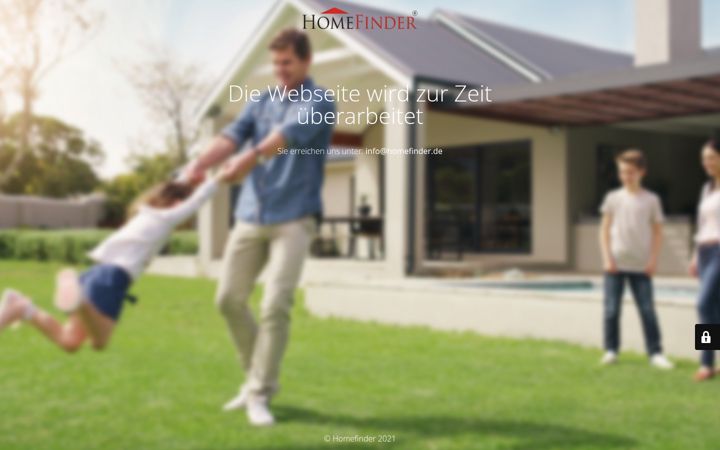 Screenshot of homefinder.de