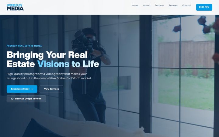 Screenshot of homeflexmedia.com