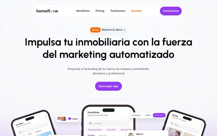 Screenshot of homefloow.com