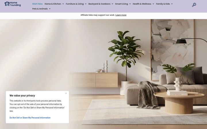 Screenshot of homefounding.com