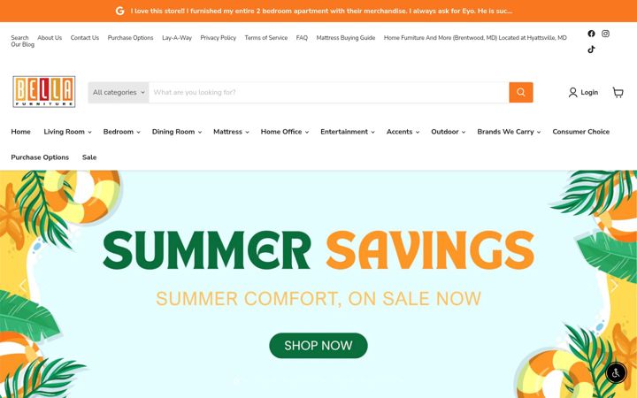 Screenshot of homefurniturenmore.com