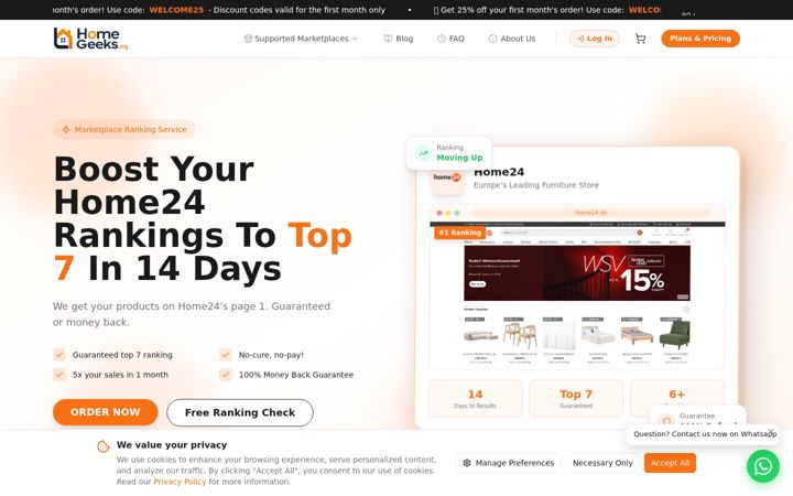 Screenshot of homegeeks.org