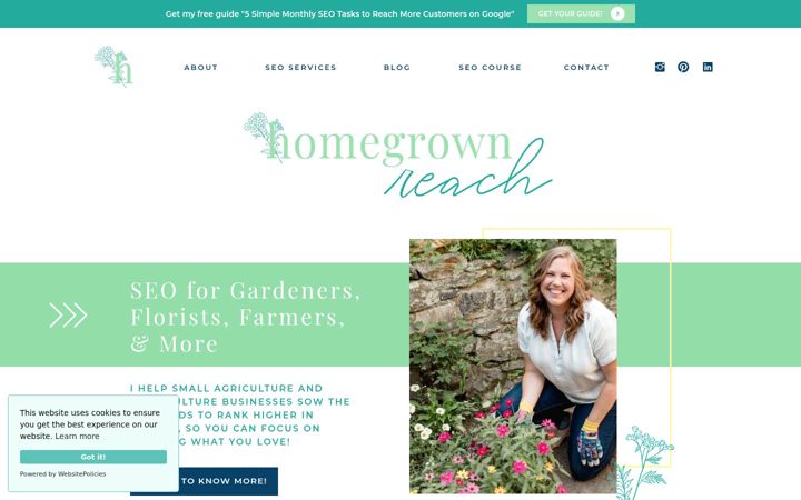 Screenshot of homegrownreach.com