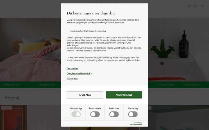 Screenshot of homehagen.dk