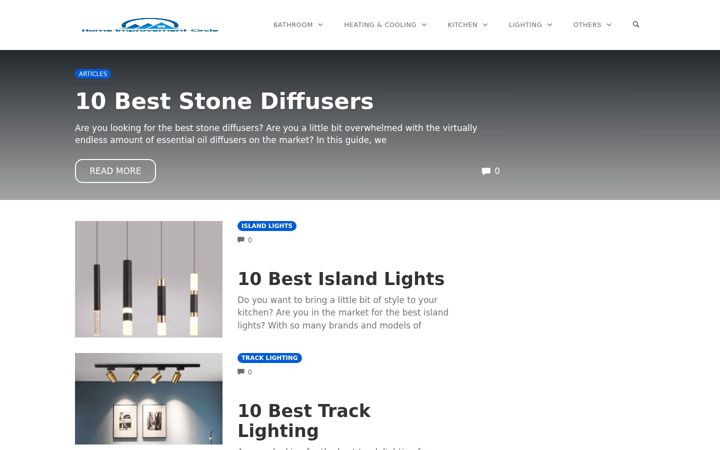 Screenshot of homeimprovementcircle.com