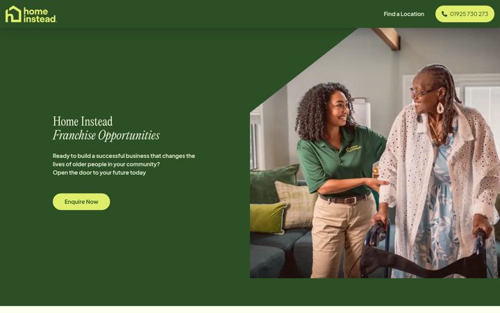 Screenshot of homeinstead.ie