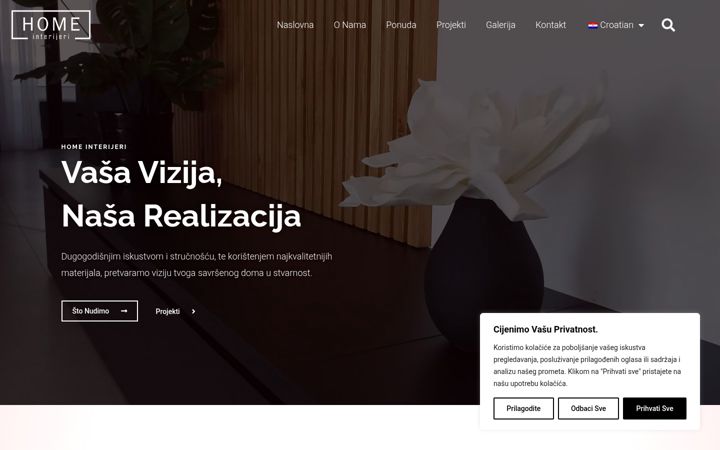 Snimka zaslona za homeinterijeri.hr
