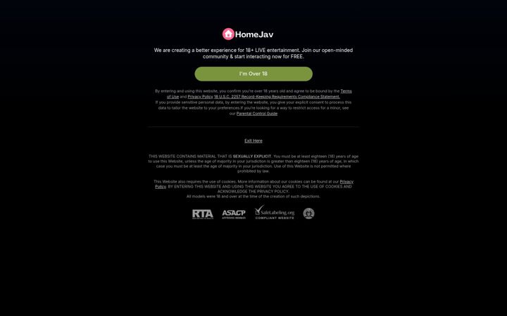 Screenshot of homejavlive.com