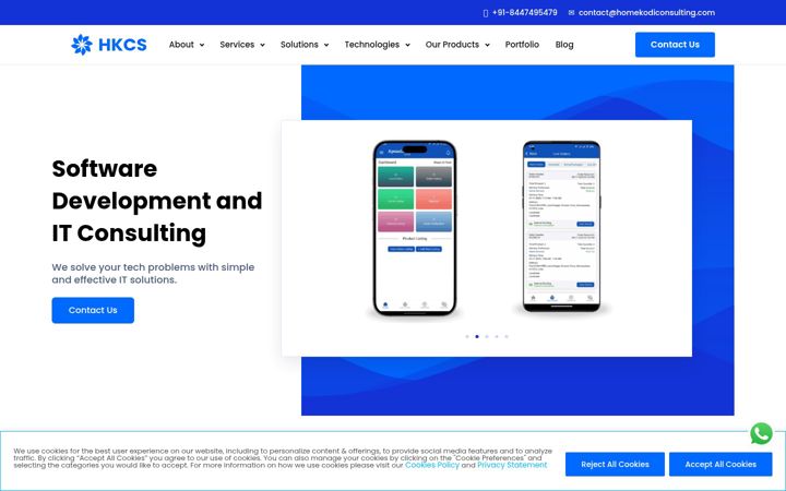 Screenshot of homekodiconsulting.com
