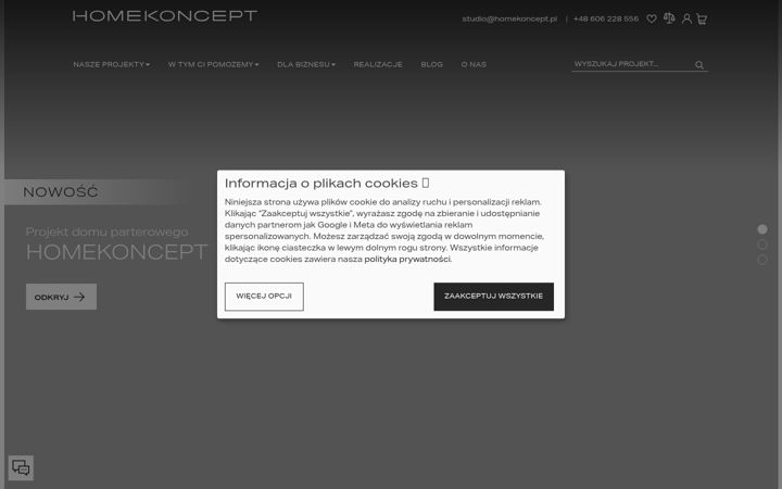 Screenshot of homekoncept.com.pl