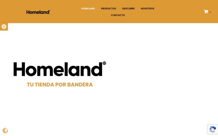 Screenshot of homelandshirts.com