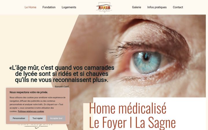 Screenshot of homelefoyer.ch