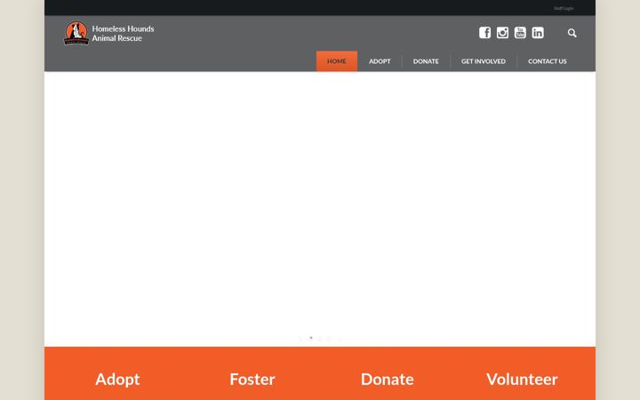Screenshot of homelesshounds.com.au