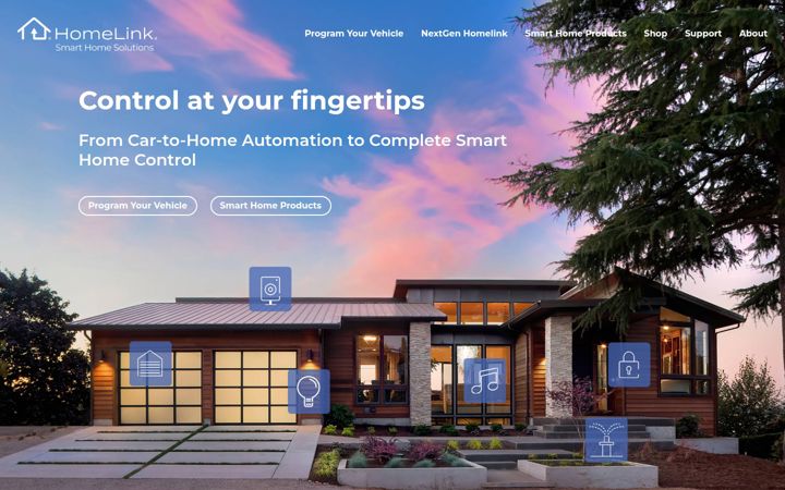 Screenshot of homelink.com