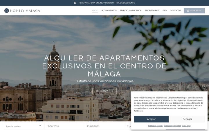 Screenshot of homelymalaga.com