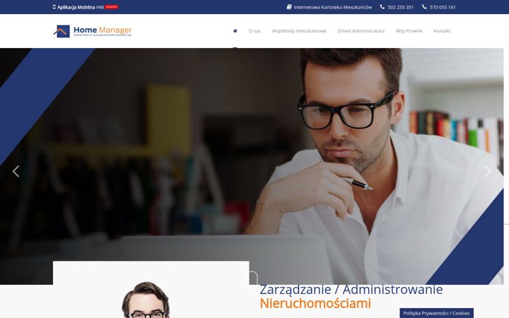 Screenshot of homemanager.pl