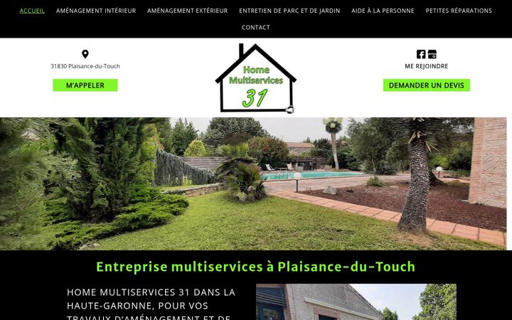 Screenshot of homemultiservices31.fr