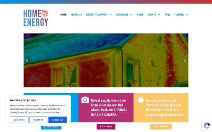 Screenshot of homenergymk.org