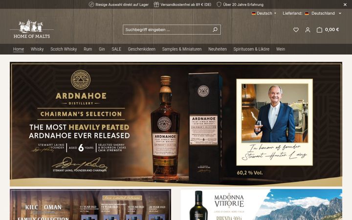 Screenshot of homeofmalts.com