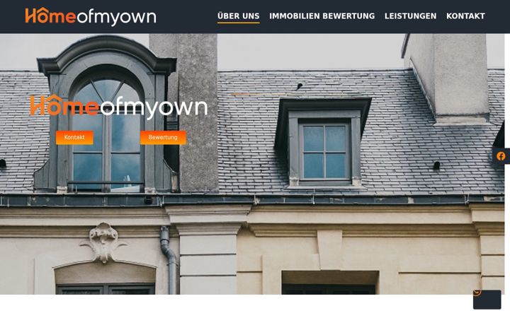 Screenshot of homeofmyown.de
