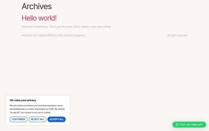 Screenshot of homeorganizepro.com