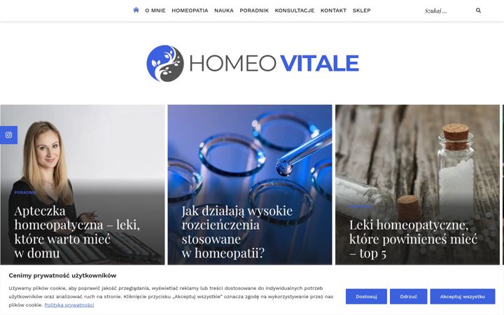 Screenshot of homeovitale.pl
