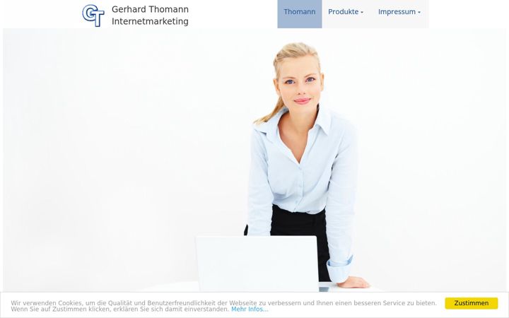 Screenshot of homepage-cms.de