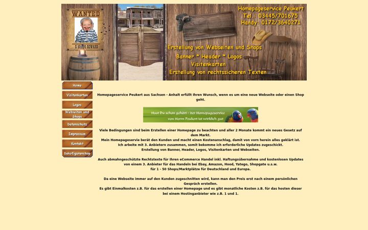 Screenshot of homepage-service-peukert.de